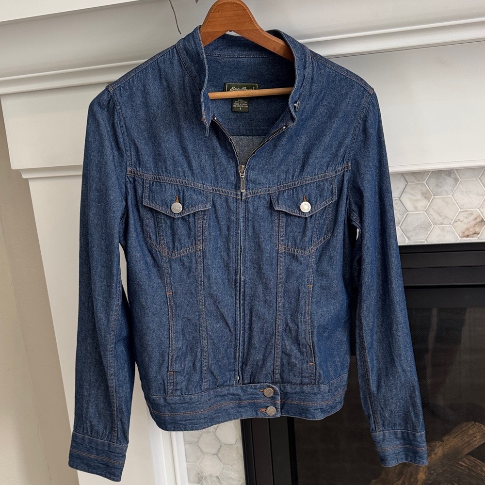 Eddie Bauer Dark Blue Jean Jacket